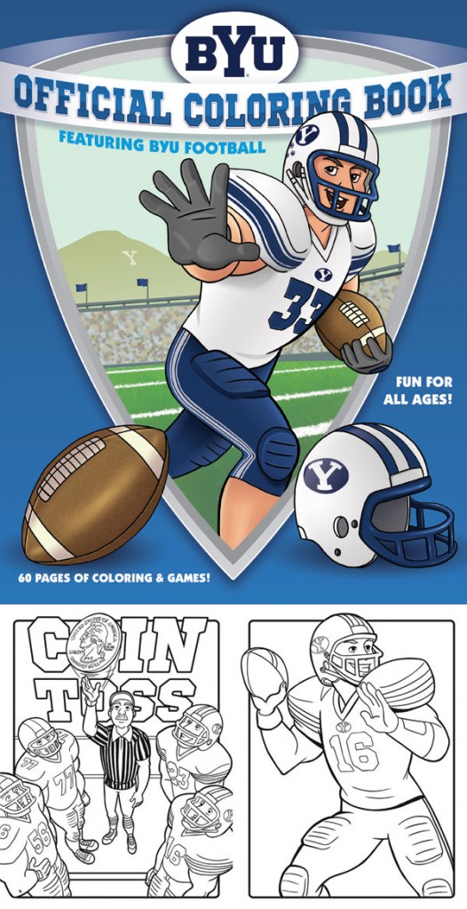 BYU Football Coloring Books – NormGrock – Illustrator