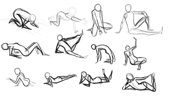 Pat's Posting Project: 002 - Some life drawings